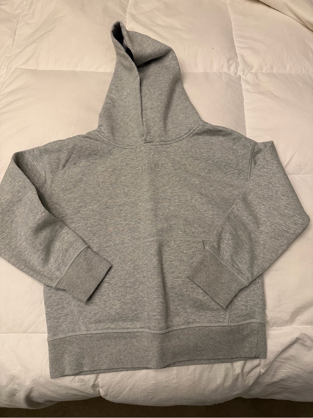 GAP Light Gray Turtleneck Hoodie